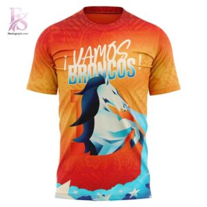 2025 Vamos Denver Broncos T shirt 2 jpg with a sleek design made for all-day comfort.