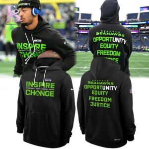 The Inspire Change Seattle Seahawks Hoodie offers a balanced mix of style and versatility.