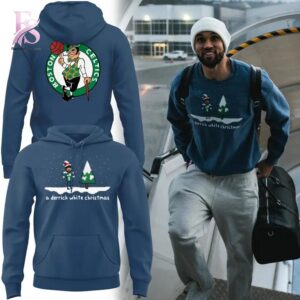 The A Derrick White Christmas Boston Celtics Hoodie offers a balanced mix of style and versatility.