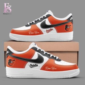 The Baltimore Orioles custom Air Force Shoes jpg is designed to fit effortlessly into everyday style.