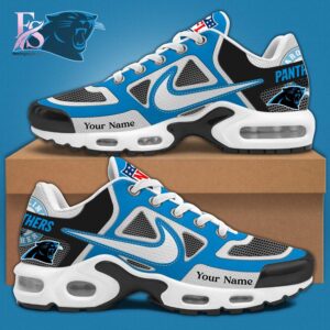 The Carolina Panthers TN Air Max Shoes is designed to fit effortlessly into everyday style.