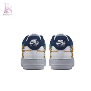 High-resolution image of the Chicago Cubs Nike Air Force suitable for online product display.