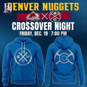 The Colorado Avalanche Denver Nuggets Crossover Night Hoodie offers a balanced mix of style and versatility.