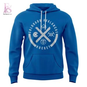 The Colorado Avalanche Denver Nuggets Crossover Night Hoodie offers a balanced mix of style and versatility.