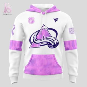 Colorado Avalanche Hockey Fights Cancer Night Hoodie 2025 2 jpg with a sleek design made for all-day comfort.