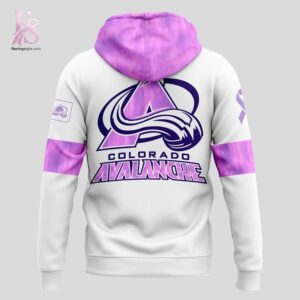 Colorado Avalanche Hockey Fights Cancer Night Hoodie 2025 3 jpg with a sleek design made for all-day comfort.