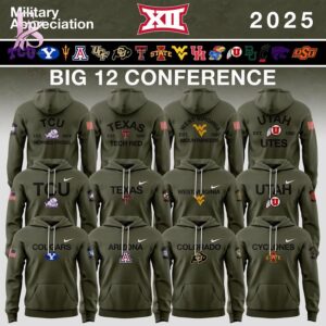 The Conference Teams Military Appreciation Hoodie is designed to fit effortlessly into everyday style.