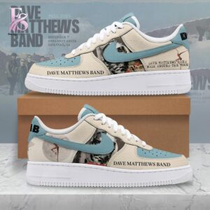 Dave Matthews Band Walk Around the Moon Nike Air Force jpg photographed to showcase texture, printing accuracy, and build quality.