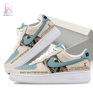 Dave Matthews Band Walk Around the Moon Nike Air Force jpg photographed to showcase texture, printing accuracy, and build quality.