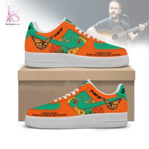 The Dave Matthews Band orange Air Force Shoes offers a balanced mix of style and versatility.