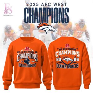 The Denver Broncos NFL AFC West CHAMPIONS Hoodie offers a balanced mix of style and versatility.