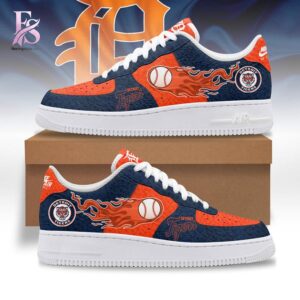Detroit Tigers Air Force Shoes jpg photographed to showcase texture, printing accuracy, and build quality.