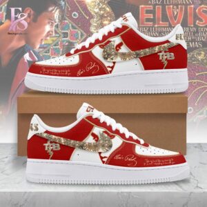 Elvis Presley TCB Air Force Shoes jpg photographed to showcase texture, printing accuracy, and build quality.