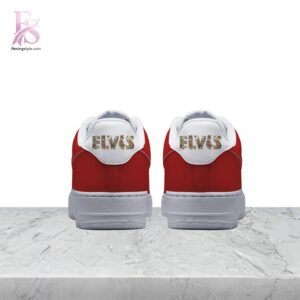 Elvis Presley TCB Air Force Shoes jpg photographed to showcase texture, printing accuracy, and build quality.