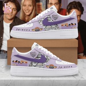 Friends TV Series Nike Air Force jpg photographed to showcase texture, printing accuracy, and build quality.