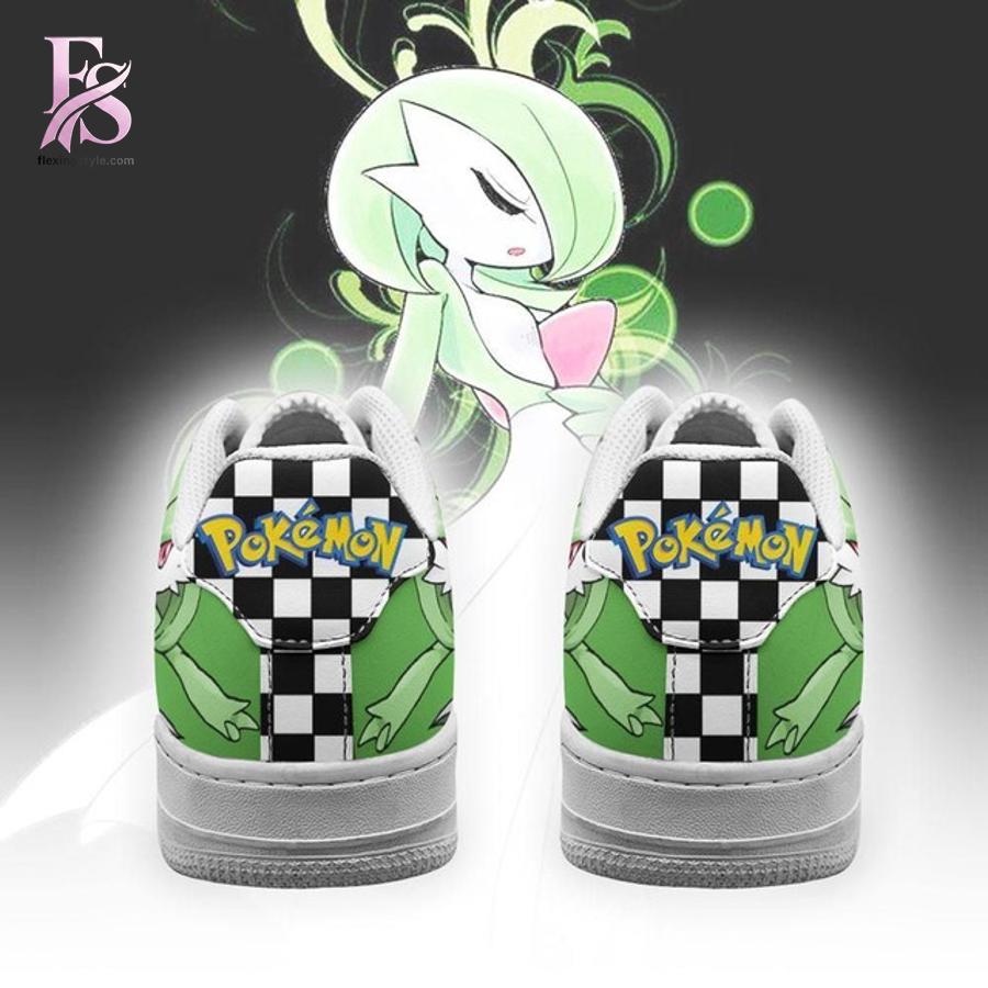 High-resolution image of the Gardevoir Checkerboard Air Force Shoes suitable for online product display.