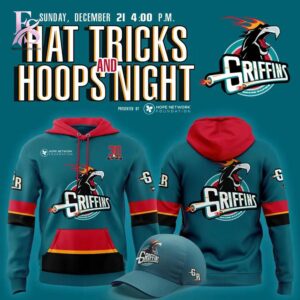 The Grand Rapids Griffins Hattrick and Hoops Night Hooodie offers a balanced mix of style and versatility.