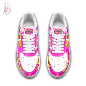 Grateful Dead Keep On Truckin Nike Air Force Shoes jpg photographed to showcase texture, printing accuracy, and build quality.