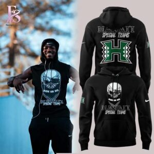 High-resolution image of the Hawaii Special Teams Ride or Die Hoodie suitable for online product display.