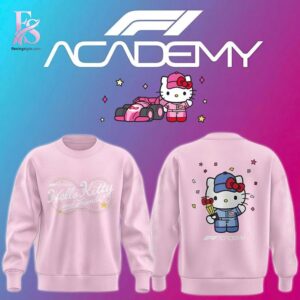 Hello Kitty and Friends x F1 Academy pink sweatshirt 1 jpg with a sleek design made for all-day comfort.