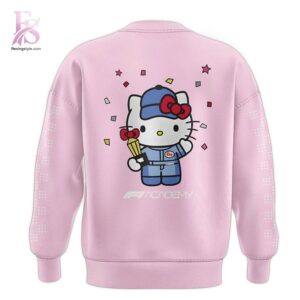 Hello Kitty and Friends x F1 Academy pink sweatshirt 3 jpg with a sleek design made for all-day comfort.