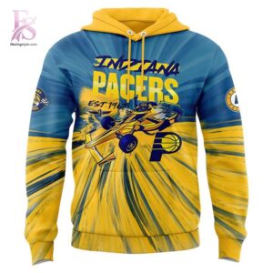 Indiana Pacers Racing Hoodie 2025 2 jpg with a sleek design made for all-day comfort.