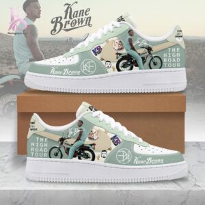 Kane Brown The High Road Tour Nike Air Force jpg photographed to showcase texture, printing accuracy, and build quality.