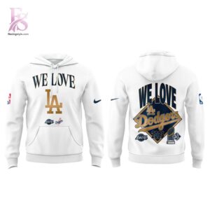 The Los Angeles Lakers Celebrated the Champs Dodgers Hoodie is designed to fit effortlessly into everyday style.