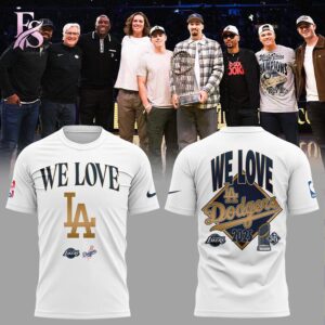 The Los Angeles Lakers Celebrated the Champs Dodgers Hoodie is designed to fit effortlessly into everyday style.
