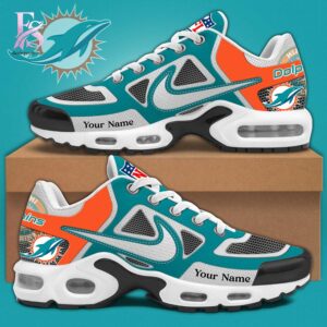 The Miami Dolphins Air Max TN Shoes is designed to fit effortlessly into everyday style.