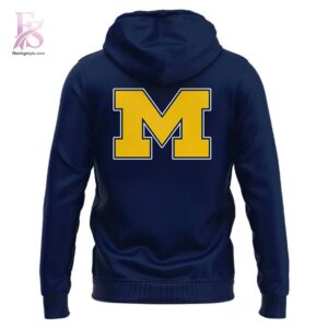 High-resolution image of the Michigan Football Wolverine Streak Hoodie suitable for online product display.