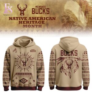 The Milwaukee Bucks Native American Native Heritage Hoodie offers a balanced mix of style and versatility.