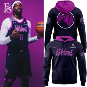 Minnesota Timberwolves Nike Black City Edition Hoodie 1 jpg with a sleek design made for all-day comfort.