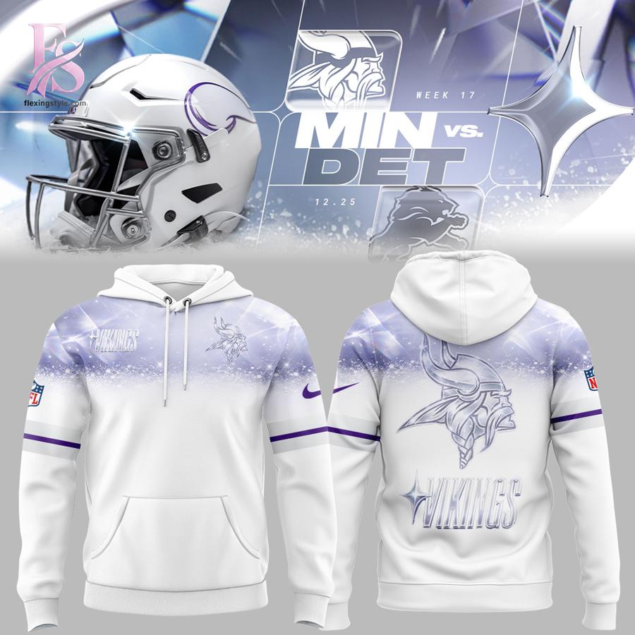 The Minnesota Vikings Winter Warrior White Out Hoodie offers a balanced mix of style and versatility.