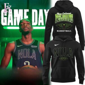 New Orleans Pelicans 2025 26 City Edition Jab Step Headline Hoodie 1 jpg photographed to showcase texture, printing accuracy, and build quality.