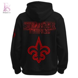 The New Orleans Saints Stranger Things Hoodie offers a balanced mix of style and versatility.