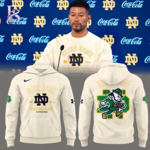 High-resolution image of the Notre Dame Football Coach Marcus Freeman Shirt suitable for online product display.