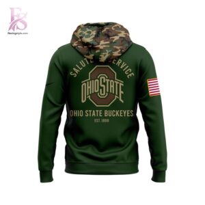 Ohio State Buckeyes 2025 NFL Salute to Service Marines Hoodie 3 jpg with a sleek design made for all-day comfort.