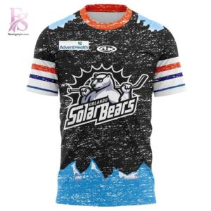 The Orlando Solar Bears Hockey Shirt is designed to fit effortlessly into everyday style.