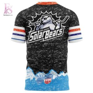 The Orlando Solar Bears Hockey Shirt is designed to fit effortlessly into everyday style.