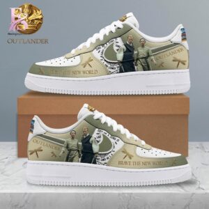 Outlander Brave The New Wordld Air Force Shoes jpg photographed to showcase texture, printing accuracy, and build quality.