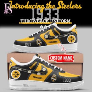 The Pittsburgh Steelers Football Throwback Legacy Air Force Shoes jpg is designed to fit effortlessly into everyday style.