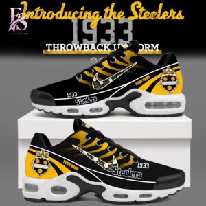 The Pittsburgh Steelers Football Throwback Legacy TN Shoes is designed to fit effortlessly into everyday style.