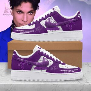 Prince Purple Nike Air Force jpg photographed to showcase texture, printing accuracy, and build quality.