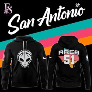 The San Antonio Spurs City Edition AREA Hoodie offers a balanced mix of style and versatility.