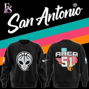The San Antonio Spurs City Edition AREA Hoodie offers a balanced mix of style and versatility.