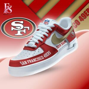 The San Francisco ers Air Force Shoes offers a balanced mix of style and versatility.