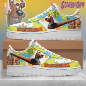 Scooby Doo The Mystery Machine Nike Air Force jpg photographed to showcase texture, printing accuracy, and build quality.