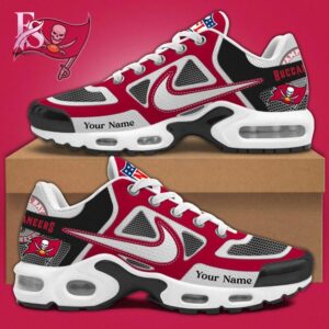 The Tampa Bay Buccaneers Air Max TN Shoes is designed to fit effortlessly into everyday style.