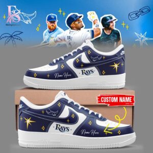 The Tampa Bay Rays custom Air Force Shoes is designed to fit effortlessly into everyday style.